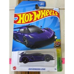Hot Wheels 2020 Koenigsegg Jesko HW Exotics 184/250 Purple
